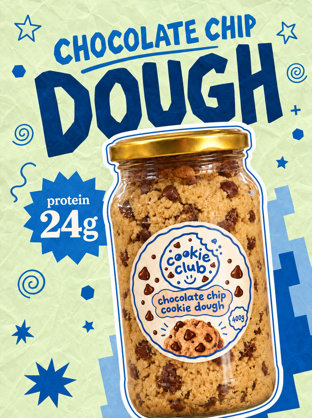 Protein Chocolate Chip Cookie Dough